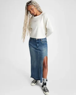 Converse Maglie E T-Shirt|Giacche E Felpe<Boxy Long-Sleeve T-Shirt Converse Egret