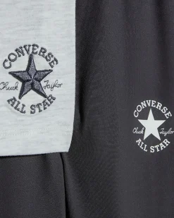 Converse Maglie E T-Shirt<Boxy T-Shirt and Leggings Set Materia scura
