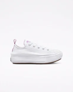 Converse Ragazzi (Età 8-12 Anni)|Guida Alle Misure Per Bambini<Canvas Color Chuck Taylor All Star Move Bianco/Pixel Purple/Bianco