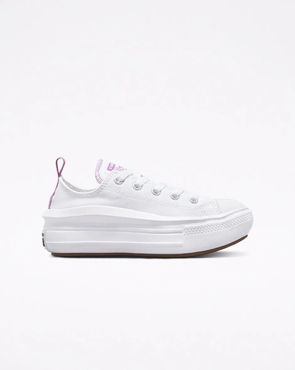 Converse Ragazzi (Età 8-12 Anni)|Guida Alle Misure Per Bambini<Canvas Color Chuck Taylor All Star Move Bianco/Pixel Purple/Bianco