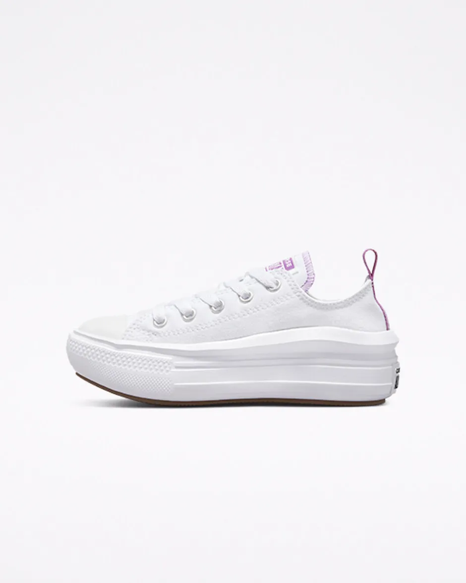 Converse Ragazzi (Età 8-12 Anni)|Guida Alle Misure Per Bambini<Canvas Color Chuck Taylor All Star Move Bianco/Pixel Purple/Bianco