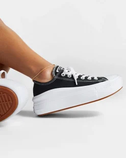 Converse Modelli Bassi|Modelli Con Platform<Canvas Color Chuck Taylor All Star Move Nero/Bianco/Bianco