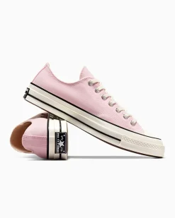 Converse Modelli Bassi|Modelli Bassi<Chuck 70 Glassa rosa/Egret/Nero