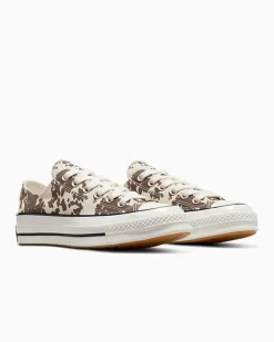 Converse Modelli Bassi|Chuck Taylor All Star<Chuck 70 Animal Print Egret/Marrone/Oro