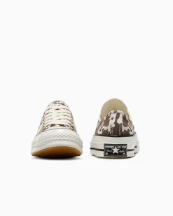 Converse Modelli Bassi|Chuck Taylor All Star<Chuck 70 Animal Print Egret/Marrone/Oro