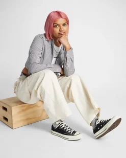 Converse Modelli Bassi|Chuck Taylor All Star<Chuck 70 Canvas Nero/Nero/Egret