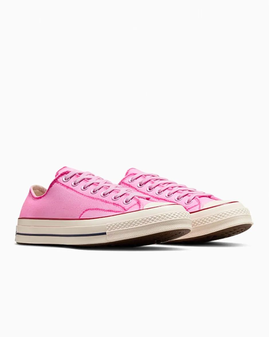 Converse Modelli Bassi|Modelli Bassi<Chuck 70 Canvas LTD Hand Painted Rosa dipinto a mano