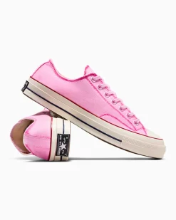 Converse Modelli Bassi|Modelli Bassi<Chuck 70 Canvas LTD Hand Painted Rosa dipinto a mano