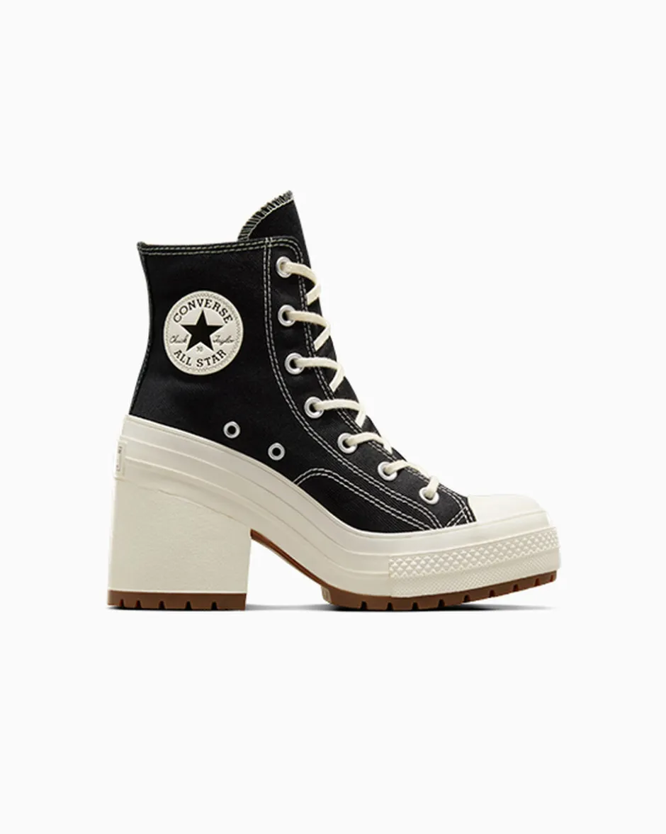Converse Modelli Con Tacco/Zeppa|Modelli Con Tacco/Zeppa<Chuck 70 De Luxe Heel Nero/Egret/Egret