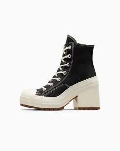 Converse Modelli Con Tacco/Zeppa|Modelli Con Tacco/Zeppa<Chuck 70 De Luxe Heel Nero/Egret/Egret