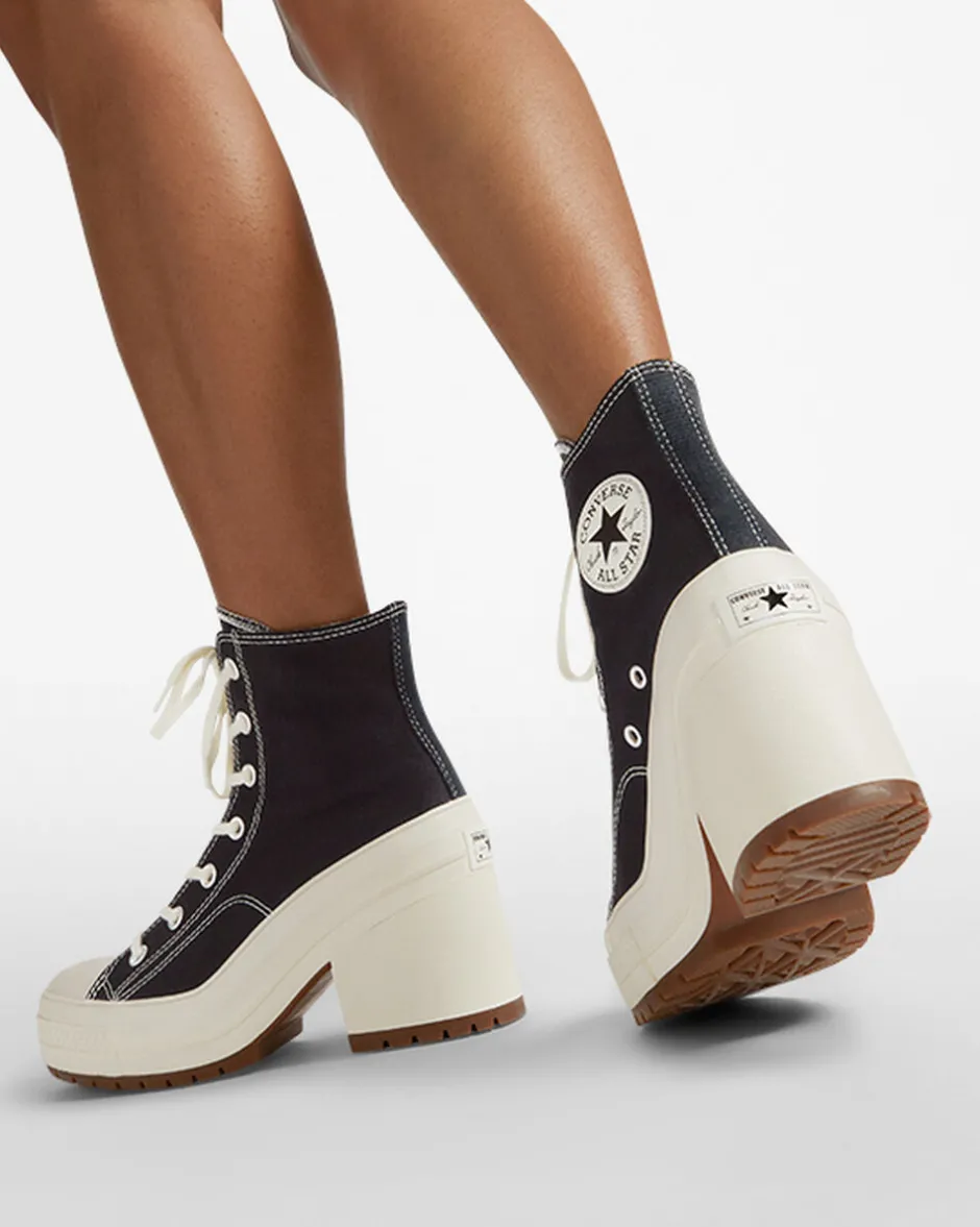 Converse Modelli Con Tacco/Zeppa|Modelli Con Tacco/Zeppa<Chuck 70 De Luxe Heel Nero/Egret/Egret