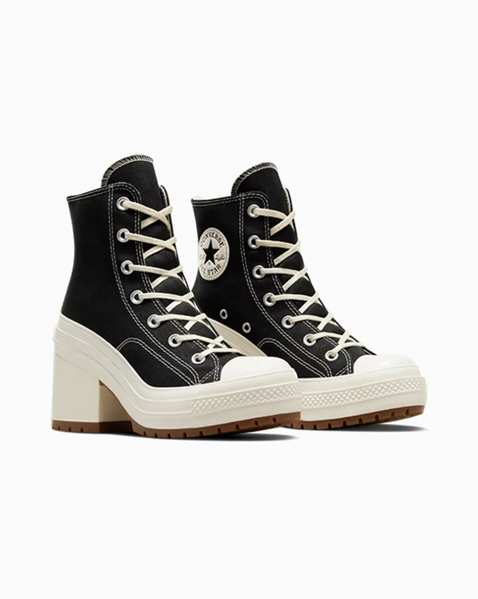 Converse Modelli Con Tacco/Zeppa|Modelli Con Tacco/Zeppa<Chuck 70 De Luxe Heel Nero/Egret/Egret