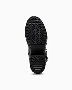 Converse Stivaletti|Modelli Alti<Chuck 70 De Luxe Heel Leather & Buckles Caffè espresso/Nero/Argento