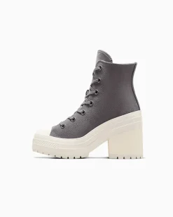 Converse Modelli Alti|Modelli Con Platform<Chuck 70 De Luxe Heel Platform Pelle di squalo/Egret/Pelle di squalo