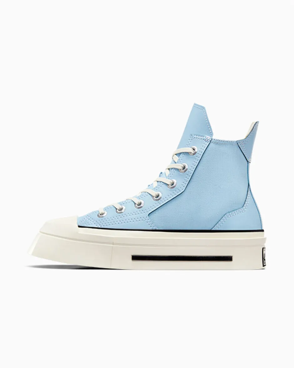 Converse Modelli Alti|Modelli Con Tacco/Zeppa<Chuck 70 De Luxe Squared Blu cielo/Egret/Nero