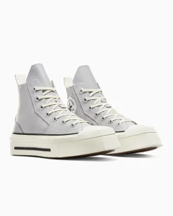 Converse Modelli Alti|Modelli Con Platform<Chuck 70 De Luxe Squared Grigio/Nero/Egret