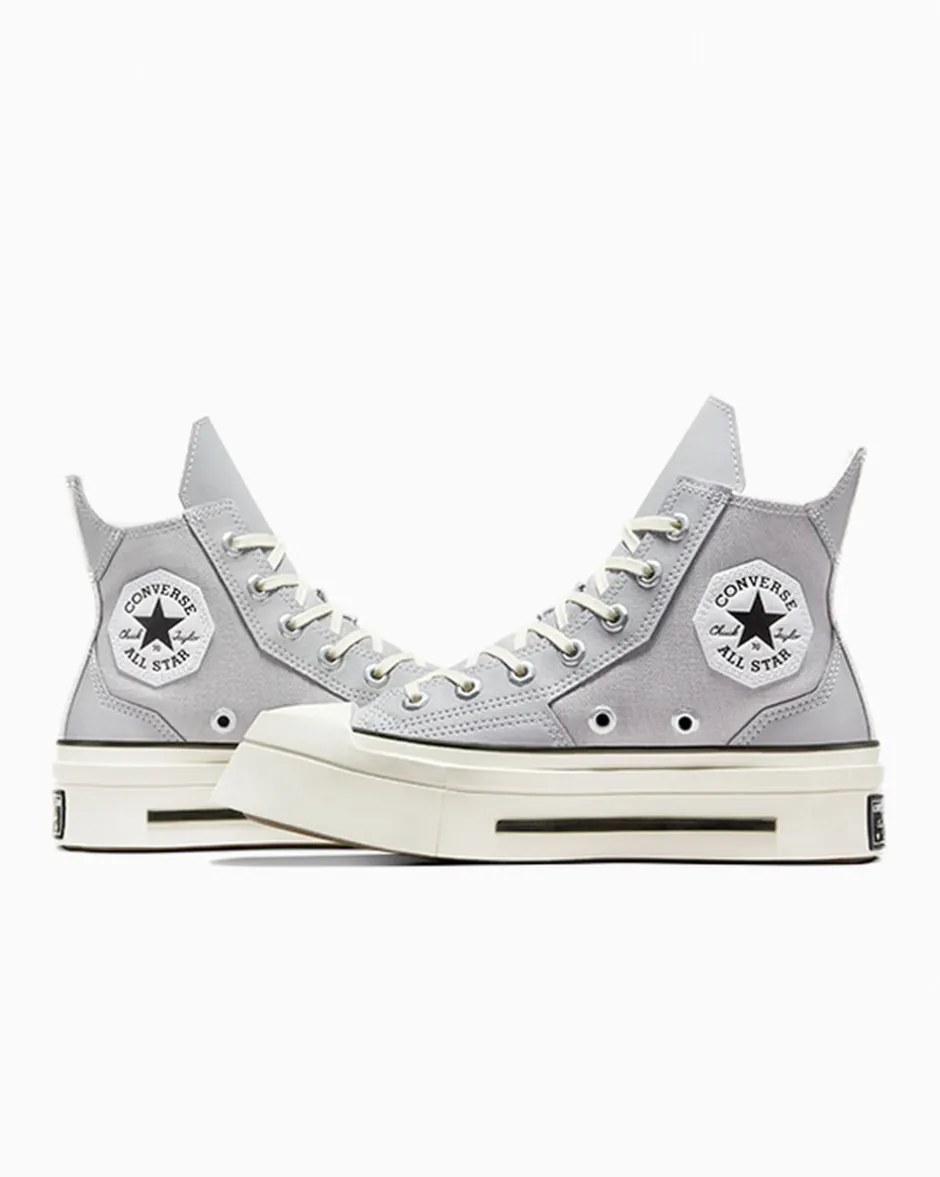 Converse Modelli Alti|Modelli Con Platform<Chuck 70 De Luxe Squared Grigio/Nero/Egret