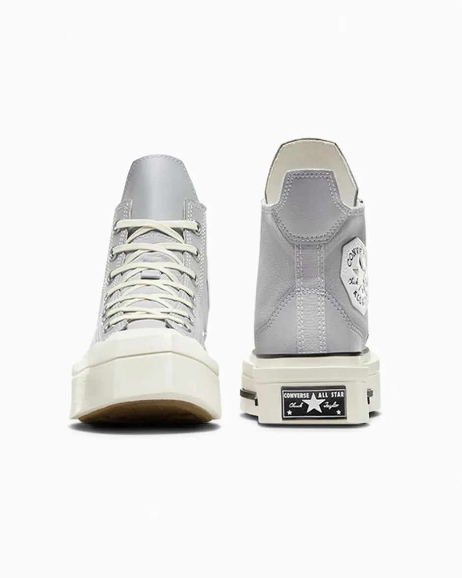 Converse Modelli Alti|Modelli Con Platform<Chuck 70 De Luxe Squared Grigio/Nero/Egret