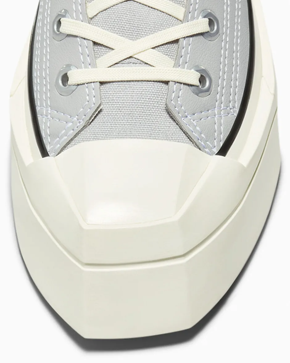 Converse Modelli Alti|Modelli Con Platform<Chuck 70 De Luxe Squared Grigio/Nero/Egret