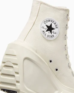 Converse Modelli Alti|Modelli Con Platform<Chuck 70 De Luxe Wedge Egret/Nero/Bianco