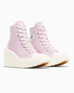 Converse Modelli Alti|Modelli Con Platform<Chuck 70 De Luxe Wedge Lilla polvere di stelle/Egret/Nero