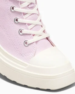 Converse Modelli Alti|Modelli Con Platform<Chuck 70 De Luxe Wedge Lilla polvere di stelle/Egret/Nero