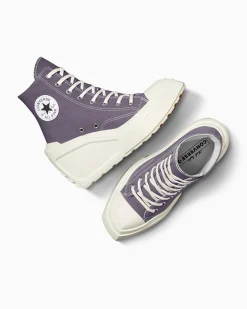 Converse Modelli Alti|Modelli Con Platform<Chuck 70 De Luxe Wedge Lavanda cenere/Egret/Nero