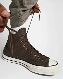 Converse Modelli Alti|Modelli Alti<Chuck 70 Distressed Leather Fresh Brew/Fresh Brew