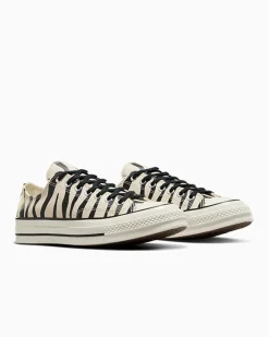 Converse Modelli Bassi|Modelli Con Platform<Chuck 70 Glow-In-The-Dark Zebra Print black