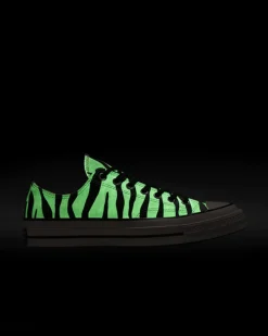 Converse Modelli Bassi|Modelli Con Platform<Chuck 70 Glow-In-The-Dark Zebra Print black