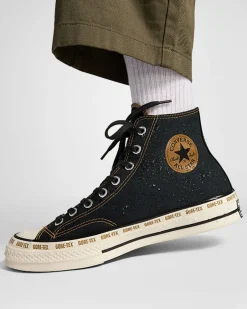 Converse Modelli Alti|Chuck Taylor All Star<Chuck 70 GORE-TEX Nero/Fungo marrone chiaro/Egret