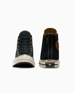 Converse Modelli Alti|Chuck Taylor All Star<Chuck 70 GORE-TEX Nero/Fungo marrone chiaro/Egret
