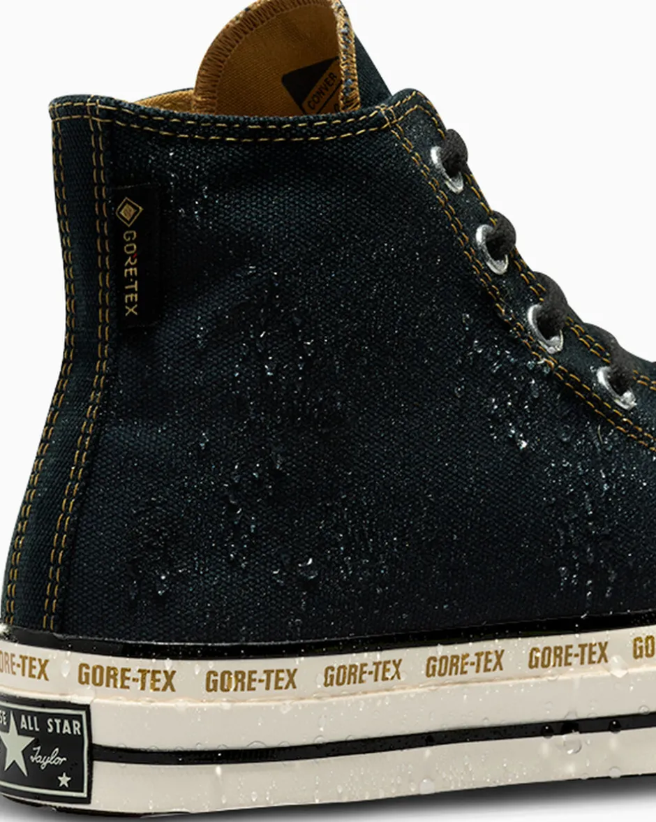 Converse Modelli Alti|Chuck Taylor All Star<Chuck 70 GORE-TEX Nero/Fungo marrone chiaro/Egret