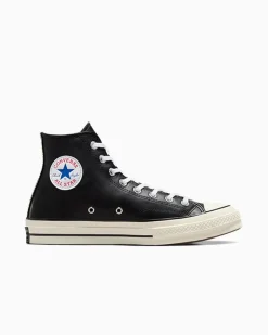 Converse Modelli Alti|Chuck Taylor All Star<Chuck 70 Leather Nero/Bianco/Egret