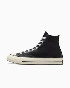 Converse Modelli Alti|Chuck Taylor All Star<Chuck 70 Leather Nero/Bianco/Egret