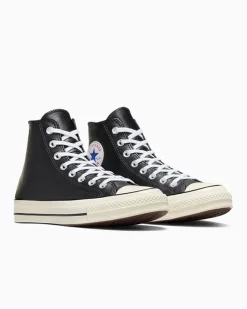 Converse Modelli Alti|Chuck Taylor All Star<Chuck 70 Leather Nero/Bianco/Egret