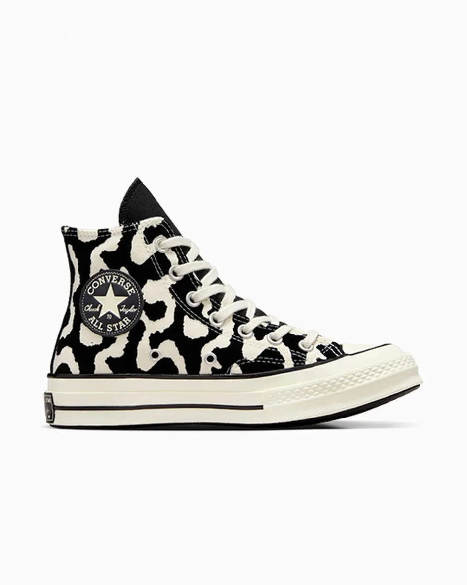 Converse Modelli Alti|Modelli Alti<Chuck 70 Leopard Remix Nero/Egret/Nero