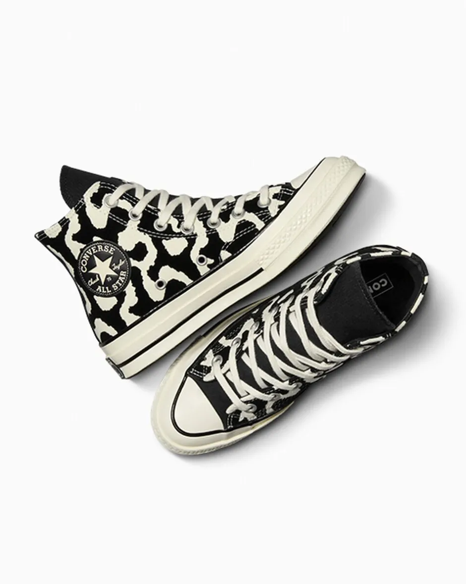 Converse Modelli Alti|Modelli Alti<Chuck 70 Leopard Remix Nero/Egret/Nero
