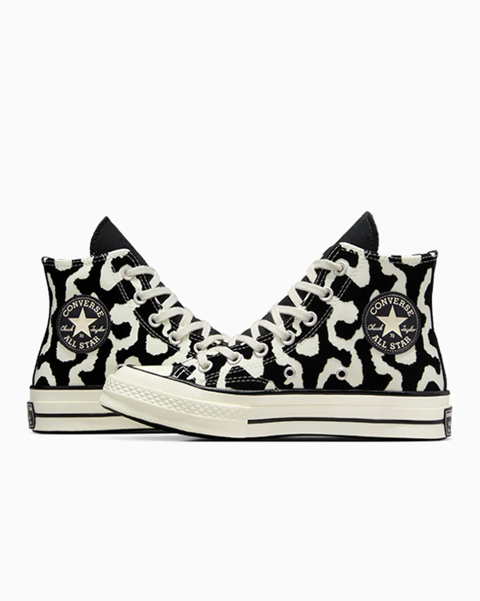 Converse Modelli Alti|Modelli Alti<Chuck 70 Leopard Remix Nero/Egret/Nero