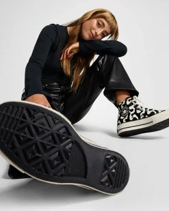 Converse Modelli Alti|Modelli Alti<Chuck 70 Leopard Remix Nero/Egret/Nero