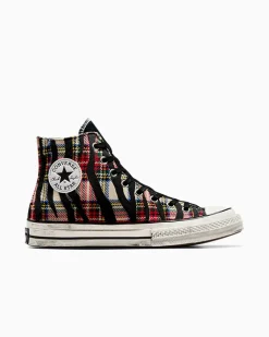Converse Modelli Alti|Modelli Alti<Chuck 70 LTD Tartan Zebra Black Tartan Zebra