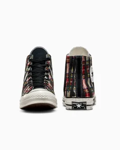 Converse Modelli Alti|Modelli Alti<Chuck 70 LTD Tartan Zebra Black Tartan Zebra