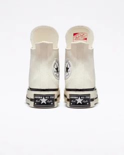 Converse Modelli Alti|Modelli Con Platform<Chuck 70 Plus Egret/Nero/Egret