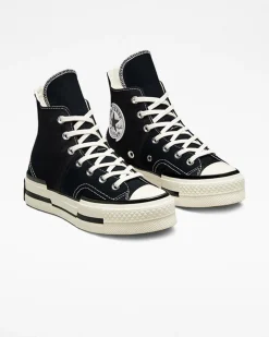 Converse Modelli Alti|Modelli Con Platform<Chuck 70 Plus Nero/Egret/Nero