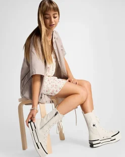 Converse Modelli Alti|Modelli Alti<Chuck 70 Plus XHi Egret/Egret/Nero