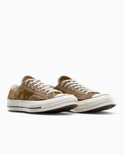 Converse Modelli Bassi|Modelli Bassi<Chuck 70 Premium Leather Marrone/Marrone/Egret