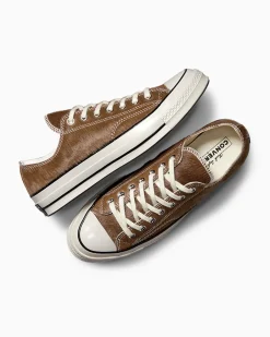 Converse Modelli Bassi|Modelli Bassi<Chuck 70 Premium Leather Marrone/Marrone/Egret