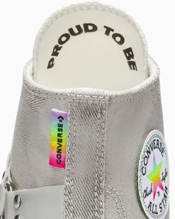 Converse Modelli Alti|Modelli Alti<Chuck 70 Pride Argento/Egret/Fucsia caos