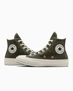 Converse Modelli Alti|Chuck Taylor All Star<Chuck 70 Snakeskin Print Light Field Surplus/Egret