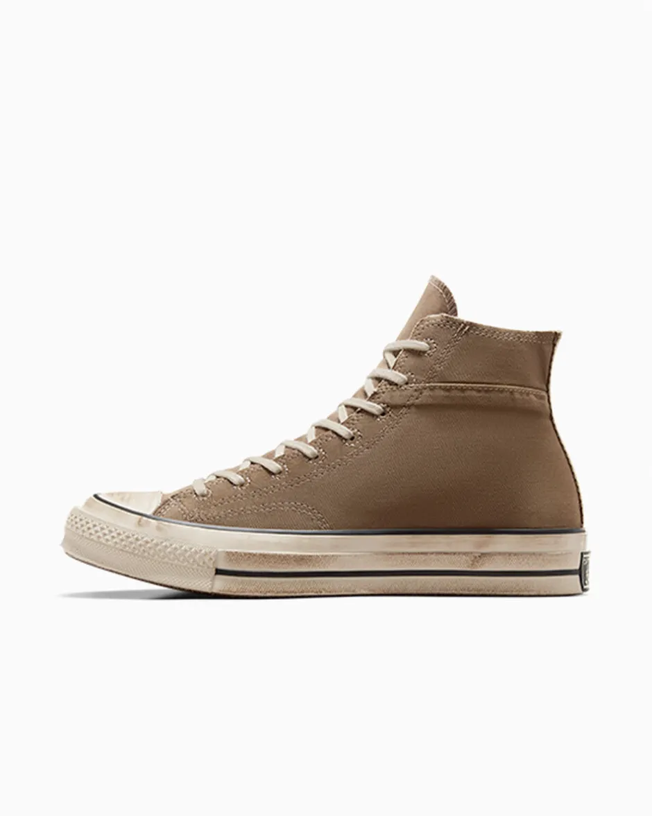 Converse Modelli Alti<Chuck 70 Upcycled Fango/Fango/Nero